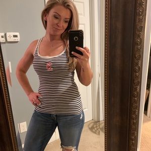 Boston Red Sox ribbed tank top